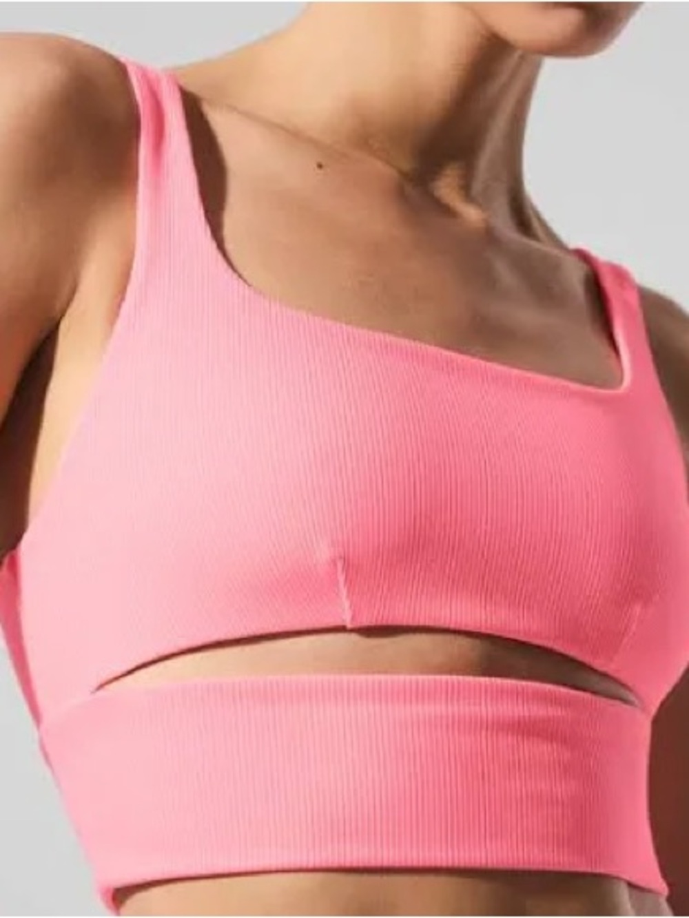 Alo Yoga Slit Bra Paradise Pink Size XS